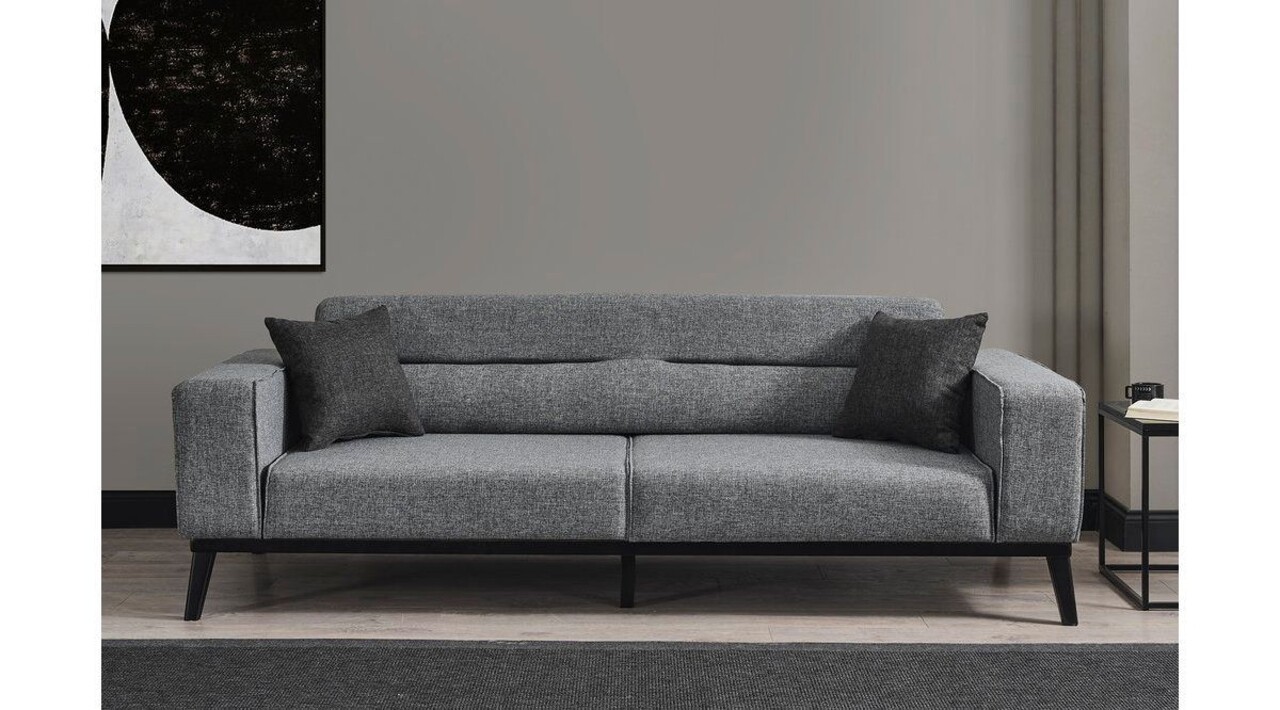 Canapea extensibila 3 locuri, Atelier del Sofa, 560ARE2904, Gri deschis - imagine 5